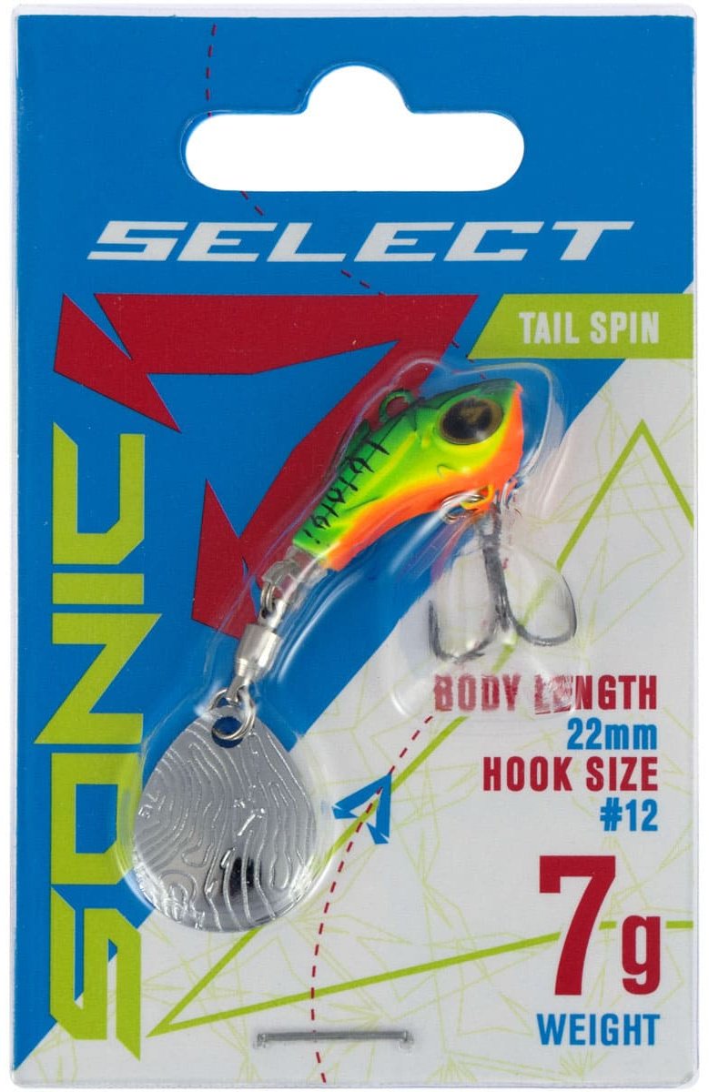 Тейл-спиннер SELECT Sonic 7g#, 22mm, цвет 02 1 шт купить,NaN