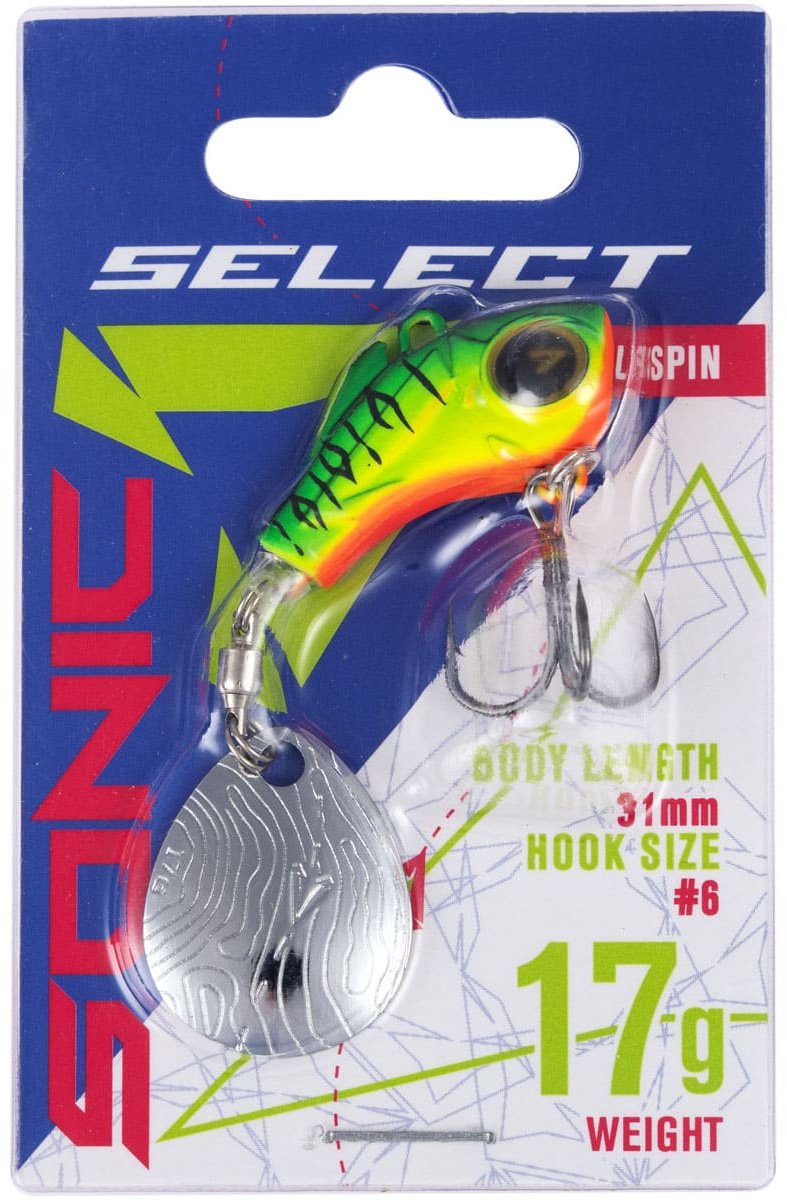 Тейл-спиннер SELECT Sonic 17g#, 31mm, цвет 02 1 шт купить,NaN
