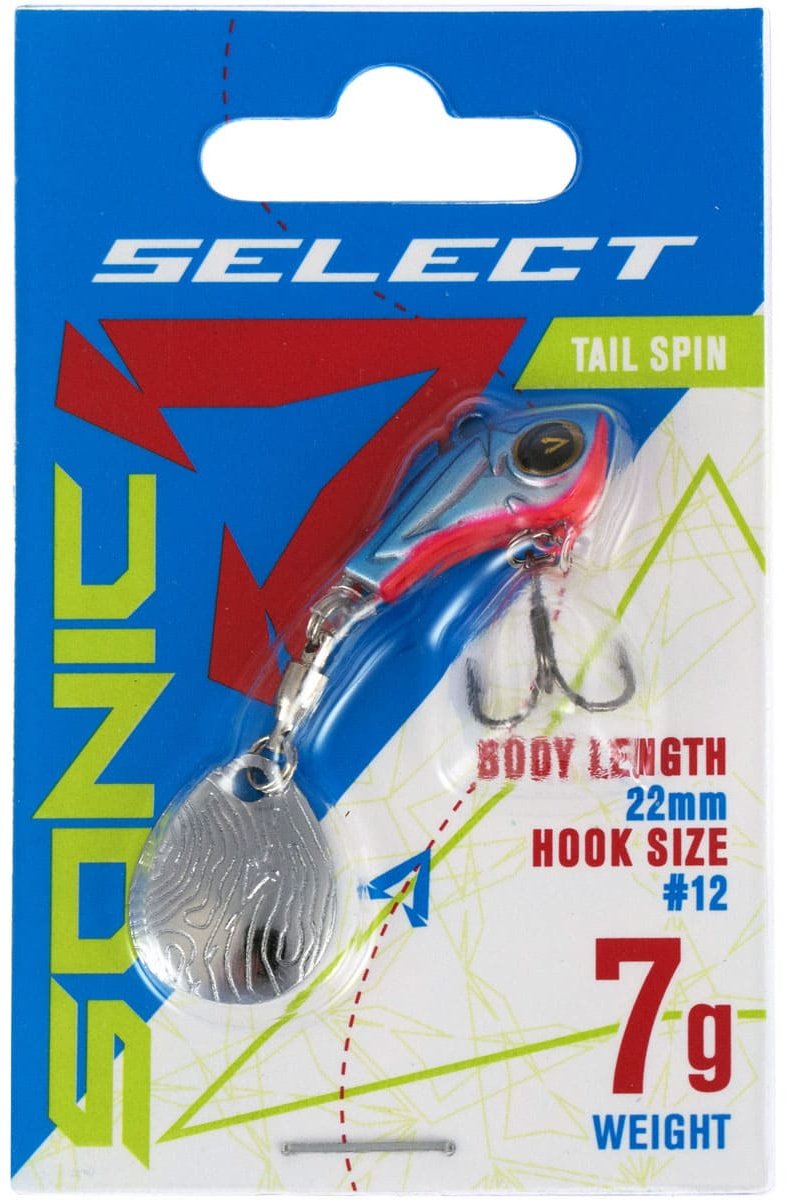 Тейл-спиннер SELECT Sonic 7g#, 22mm, цвет 10 1 шт купить,NaN