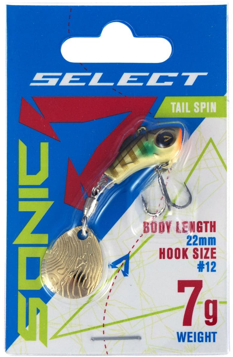 Тейл-спиннер SELECT Sonic 7g#, 22mm, цвет 12 1 шт купить,NaN