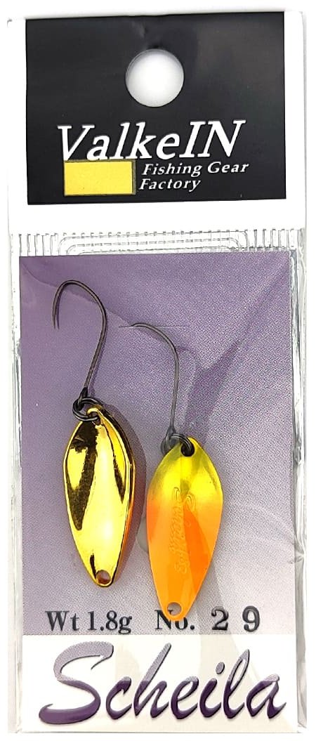 Блесна ValkeIN ValkeIN Scheila# 1.8g Color 29, Chart Gold 1 шт купить,NaN