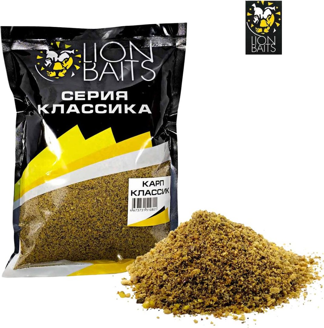 Прикормка Lion Baits LBCK-004 Натуральный 1 кг купить,NaN