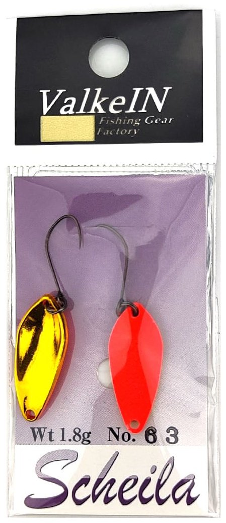 Блесна ValkeIN ValkeIN Scheila# 1.8g Color 63, Red Gold Glow 1 шт купить,NaN