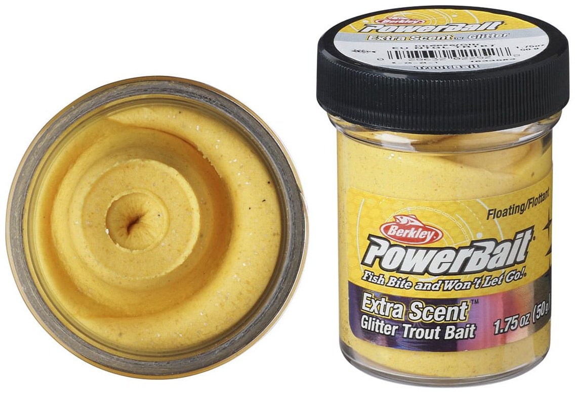 Прикормка Berkley Berkley PowerBait Extra Scent Glitter Сыр (Cheese) Сыр 0.05 кг купить,NaN