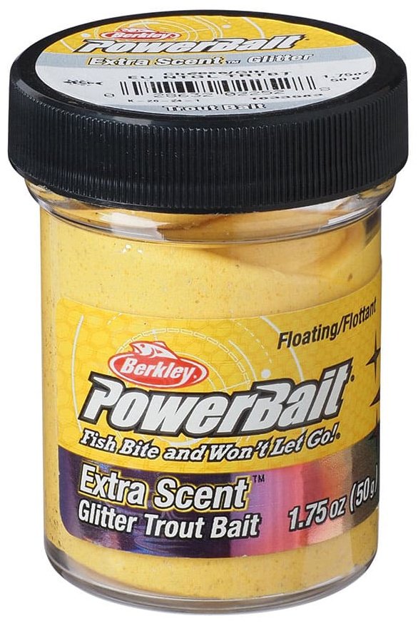 Прикормка Berkley Berkley PowerBait Extra Scent Glitter Сыр (Cheese) Сыр 0.05 кг купить,NaN
