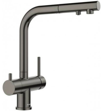 Смеситель для кухни (мойки) Blanco FONTAS II SATIN DARK STEEL, однозахватный купить,330068
