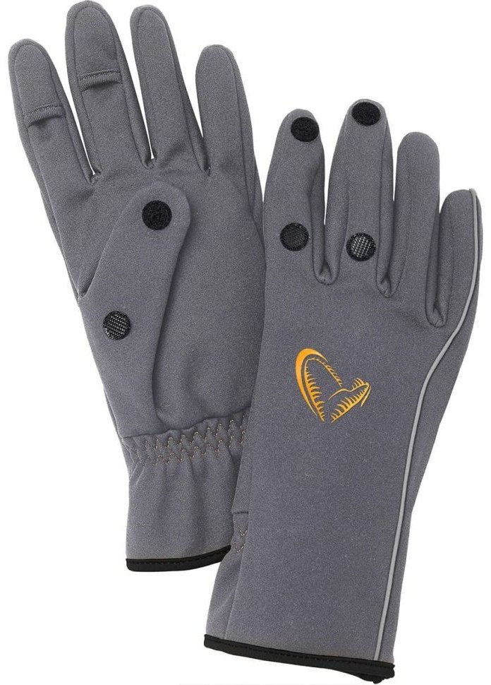 Savage перчатки/варежки Gear Softshell 76460 серый L купить,NaN