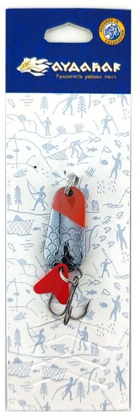 Блесна Айдхар Шторлинг №1 1 шт 35 мм B003 Silver Red Flash купить,NaN