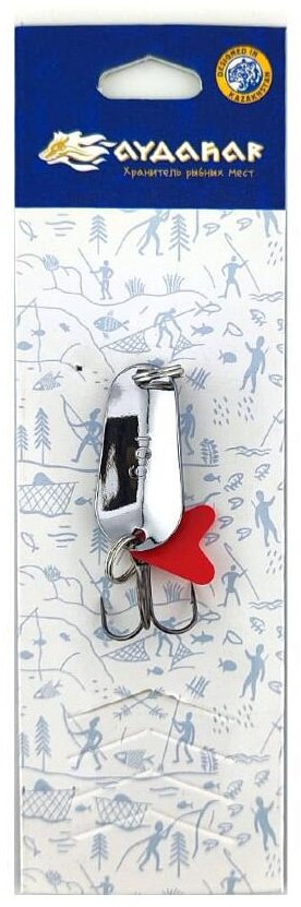 Блесна Айдхар Шторлинг №1 1 шт 35 мм B003 Silver Red Flash купить,NaN
