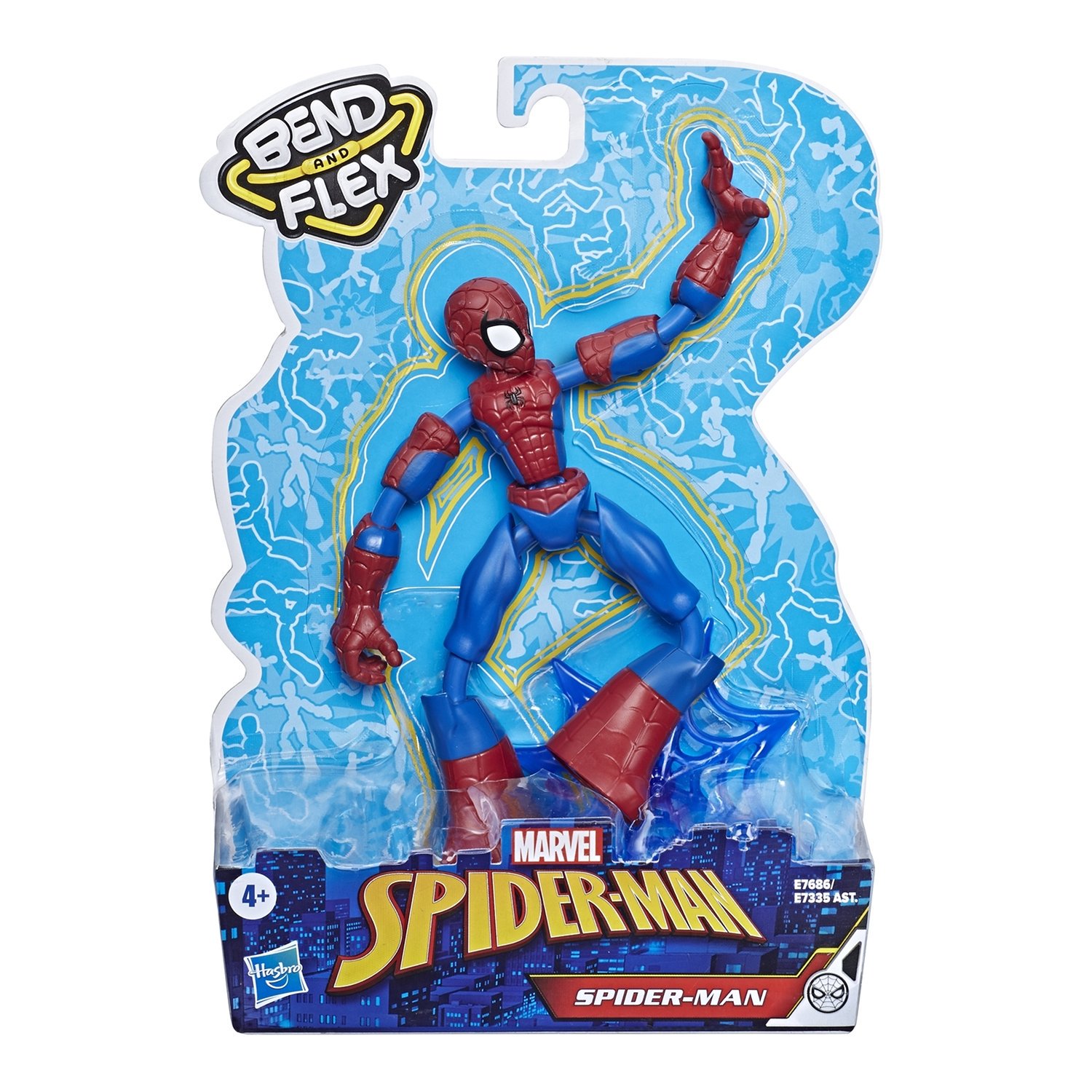 Фигурка Hasbro Spider-Man Bend&Flex Человек-паук E76865X0 15см  купить,NaN