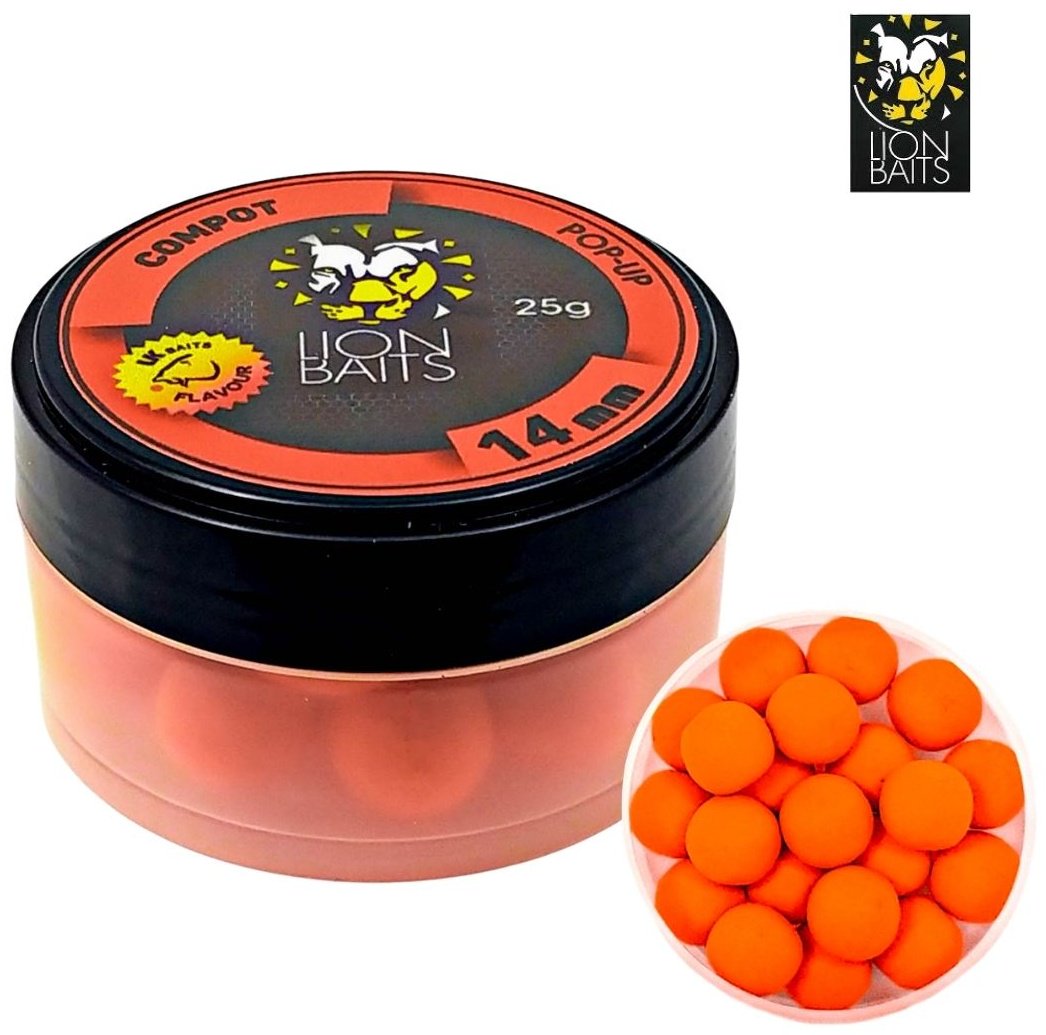 Прикормка Lion Baits LBPOP-1410 Компот 0.025 кг купить,NaN