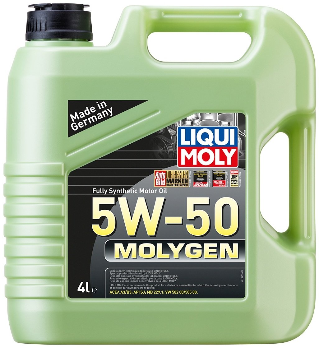 Моторное масло Синтетическое LIQUI MOLY MOLYGEN 5W-50 4 л