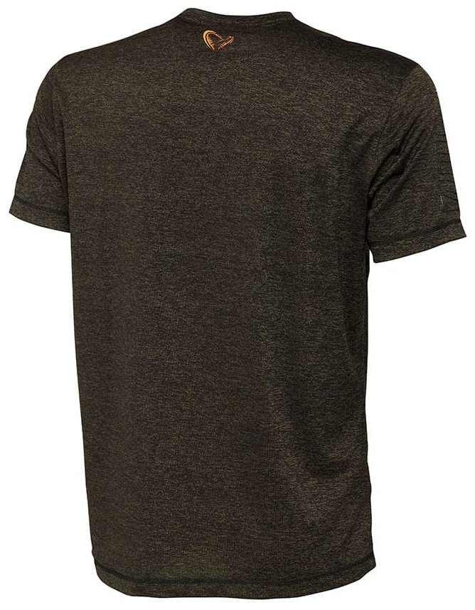 Футболка Savage Gear Fighter Stretch T-Shirt Burnt Olive Melange M M купить,NaN