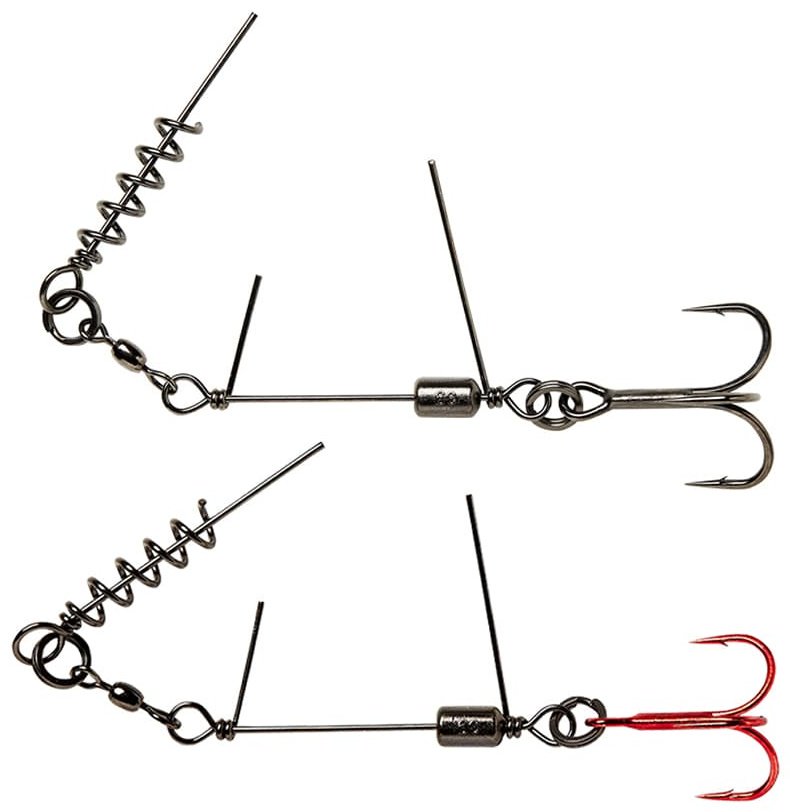 Оснастка Savage Gear SS Corkscrew Stinger 3g 1X №1/0 35kg Red + BN Diameter 2шт 17.5 см купить,NaN