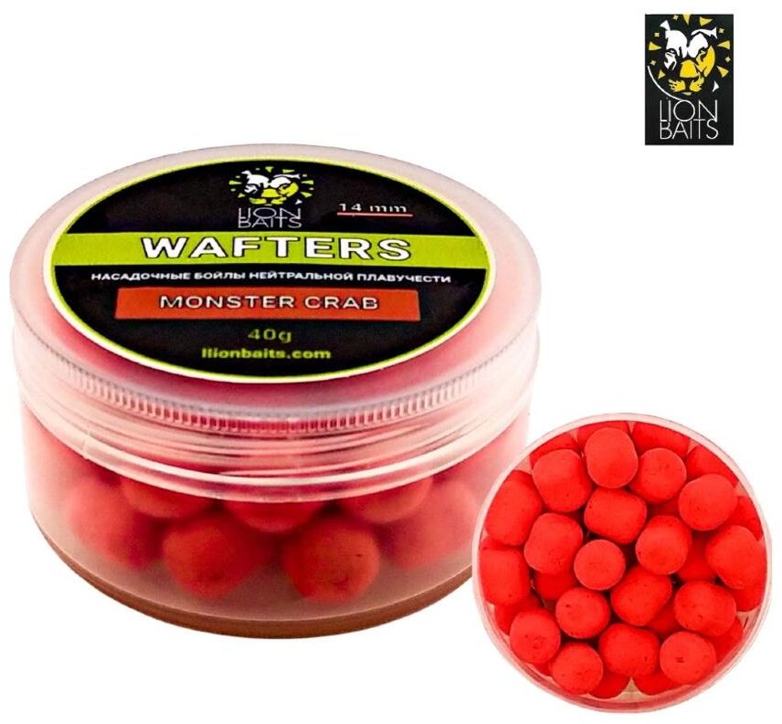 Прикормка Lion Baits LBWAF-1406 Монстр Краб 0.04 кг купить,NaN