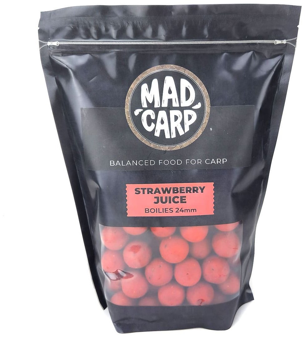 Прикормка Mad Carp Baits balanced food for carp Strawberry Juice 1 кг купить,NaN
