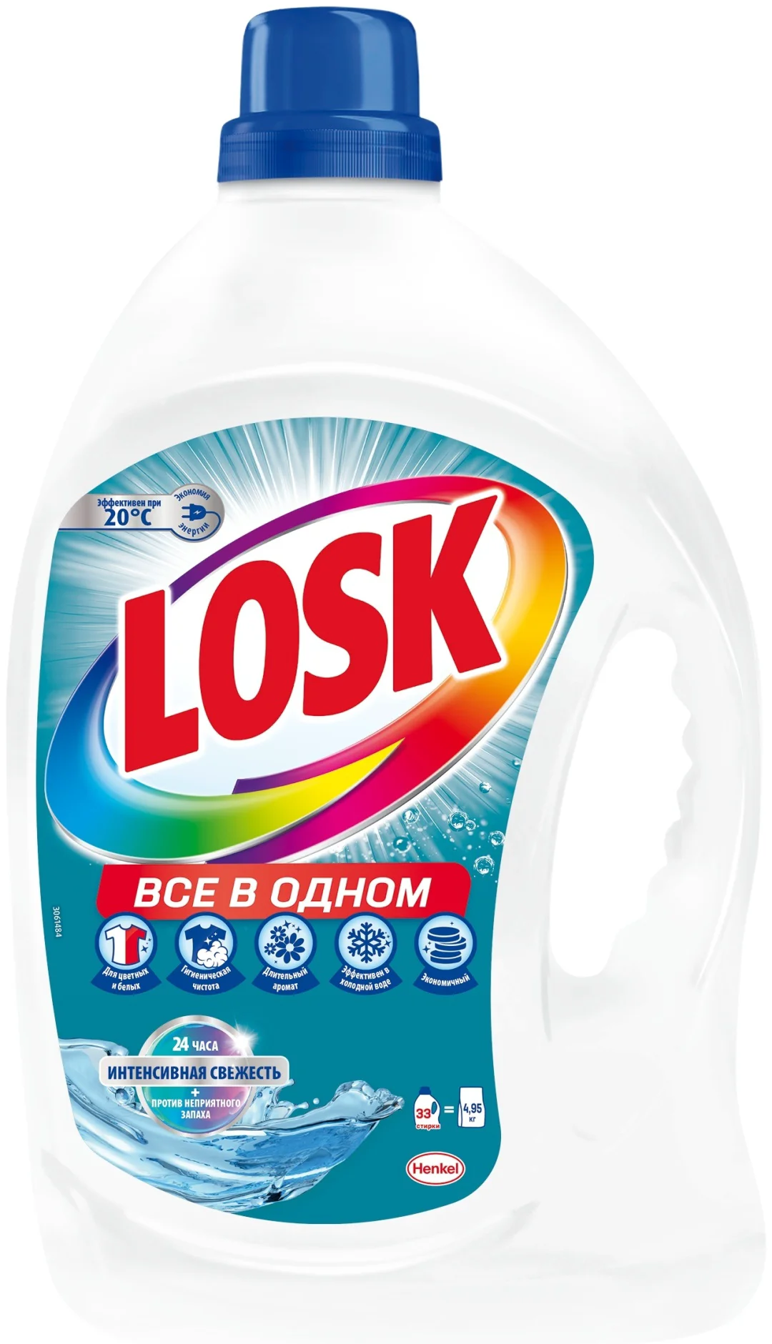 Средство для стирки Losk интенсивная свежесть 2.145л купить,NaN