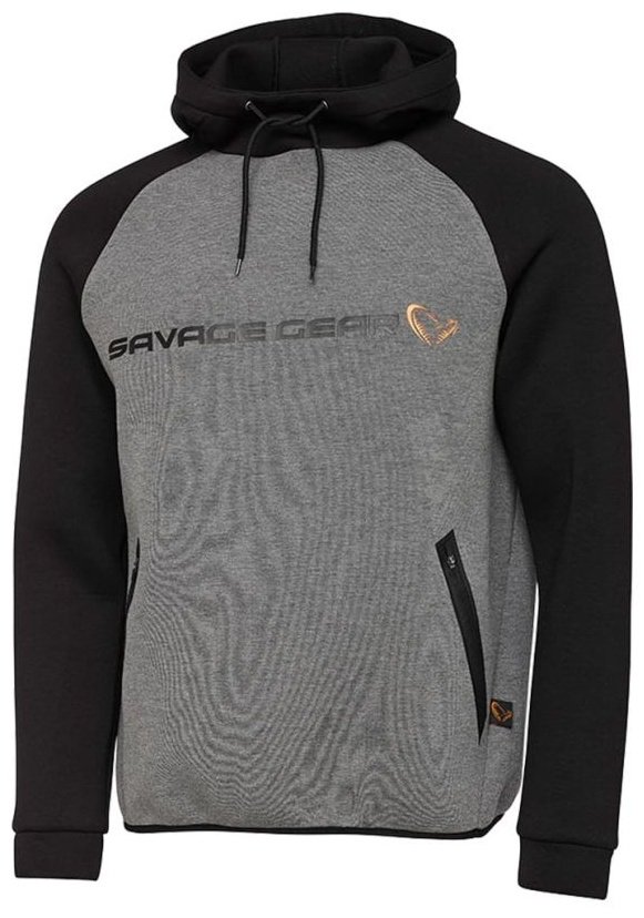 толстовка Savage Gear Tec-Foam Hoodie 76694 серый M купить,NaN