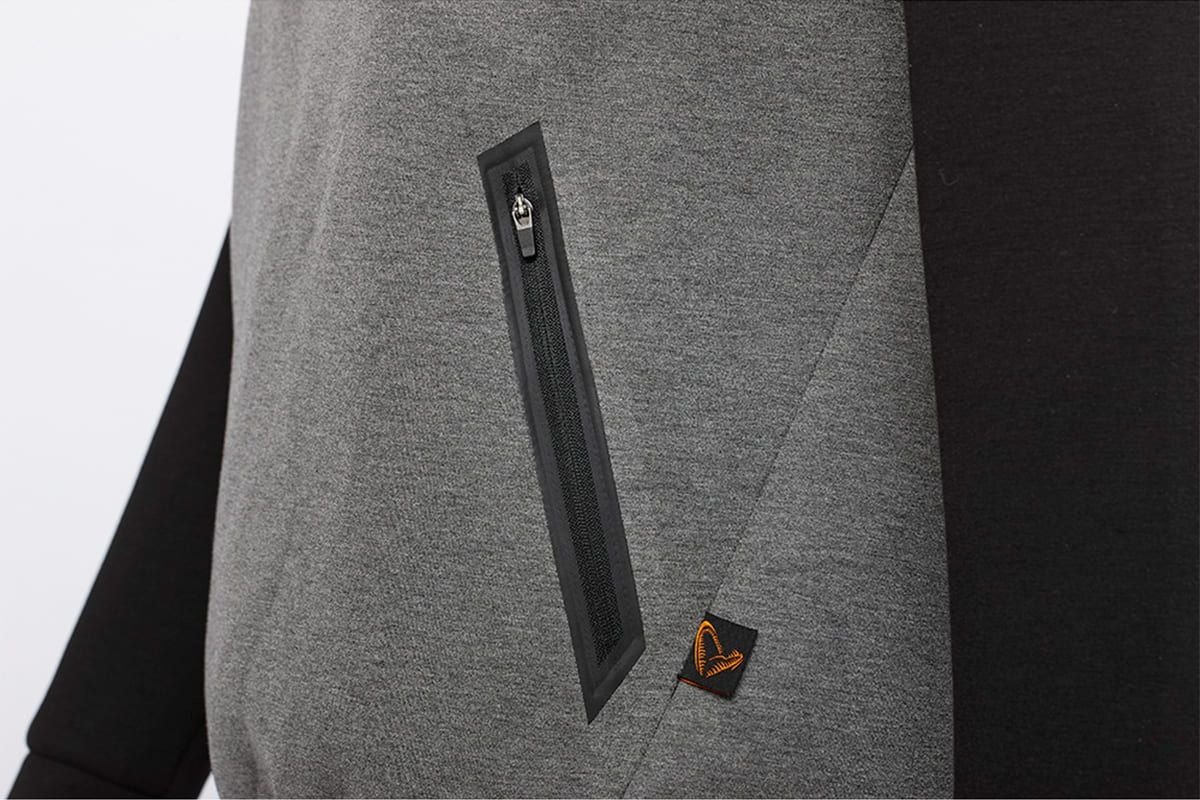 толстовка Savage Gear Tec-Foam Hoodie 76694 серый M купить,NaN