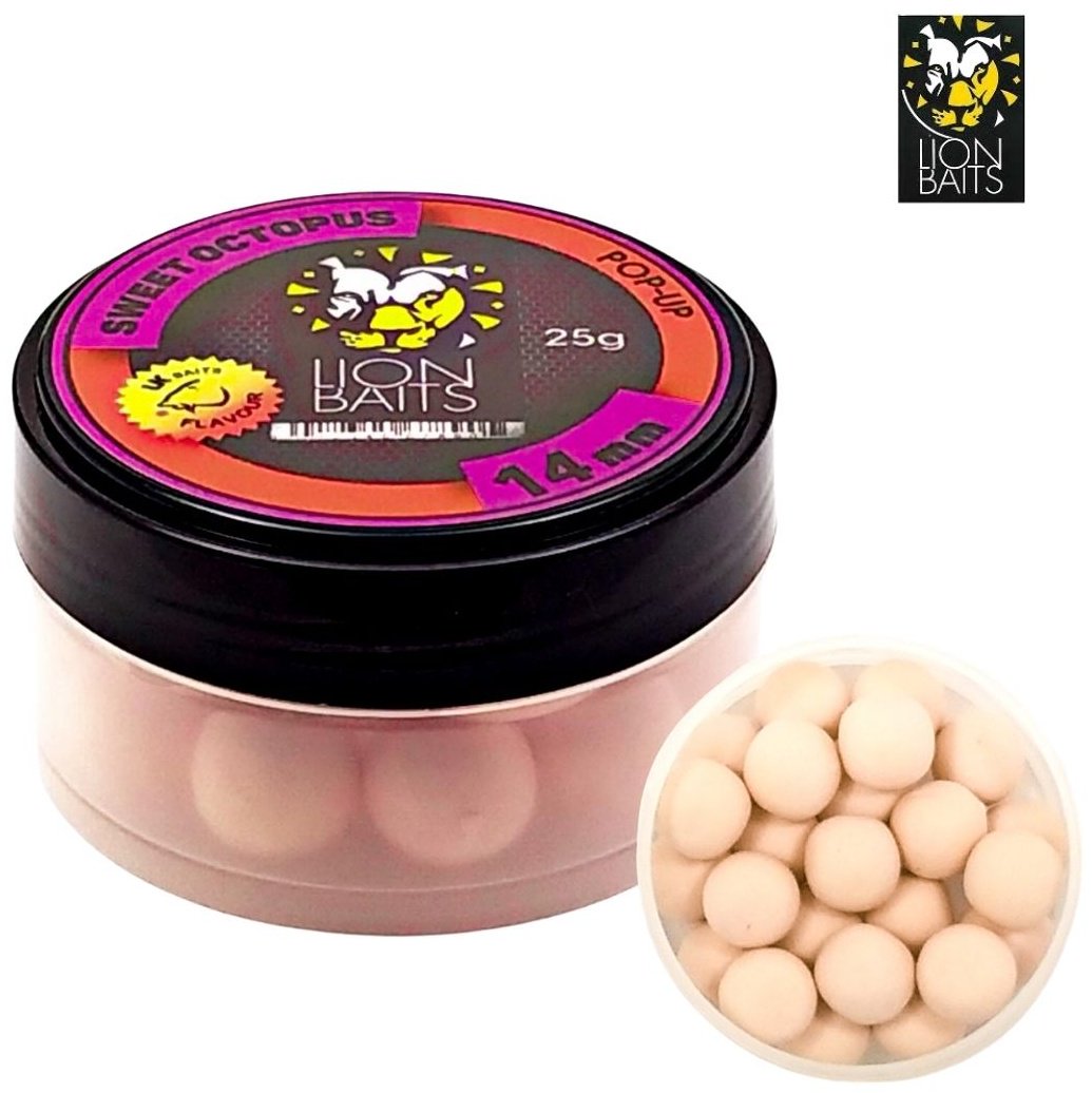 Прикормка Lion Baits LBPOP-1412 Сладкий Осьминог 0.025 кг купить,NaN
