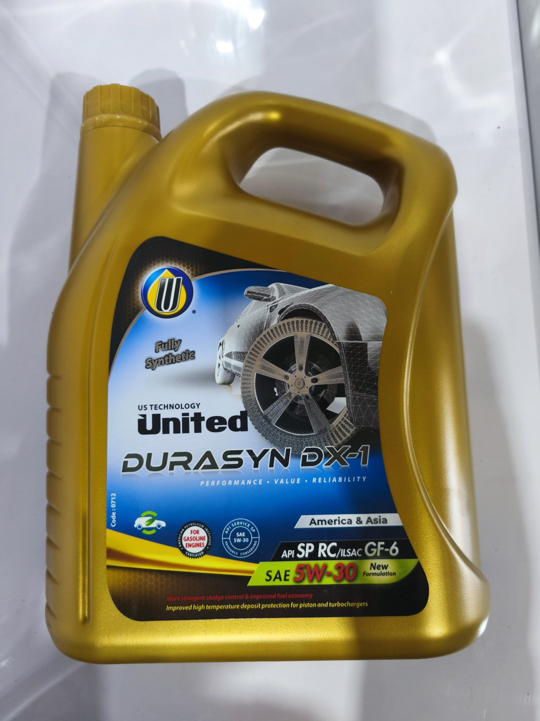 Моторное масло Синтетическое United Oil Durasyn DX-1 5W-30 API SP 5W-30 4 л купить,NaN