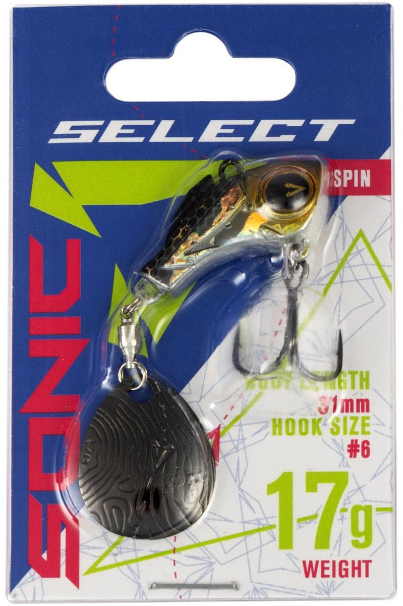 Тейл-спиннер SELECT Sonic 17g#, 31mm, цвет 07 1 шт купить,NaN