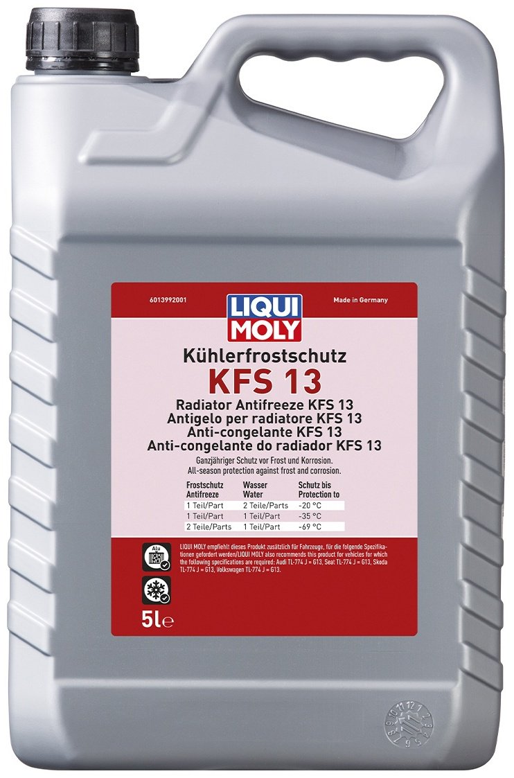 Антифриз LIQUI MOLY KFS 13 красный (розовый) G-13 5 л