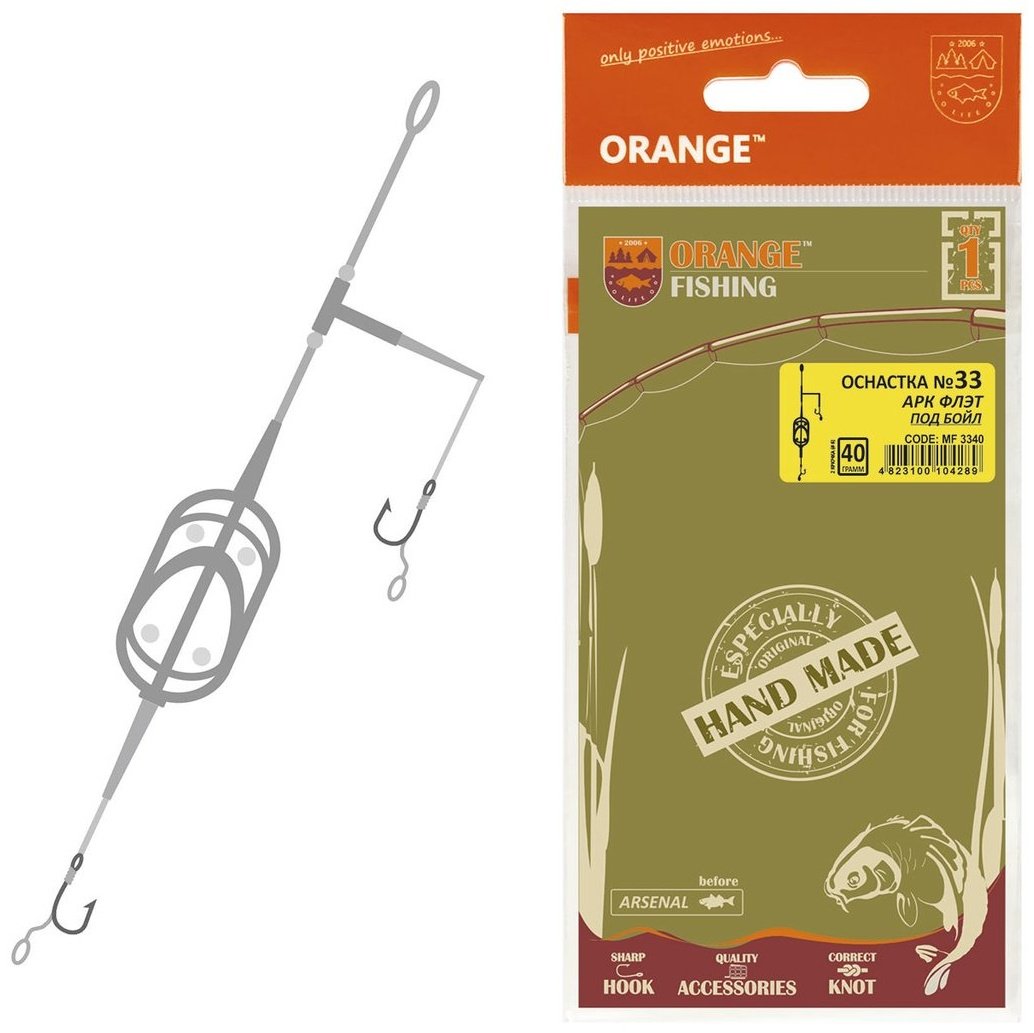 Orange Carp №33 Arc Flat Metod Leadcore 4823100104654 купить,NaN