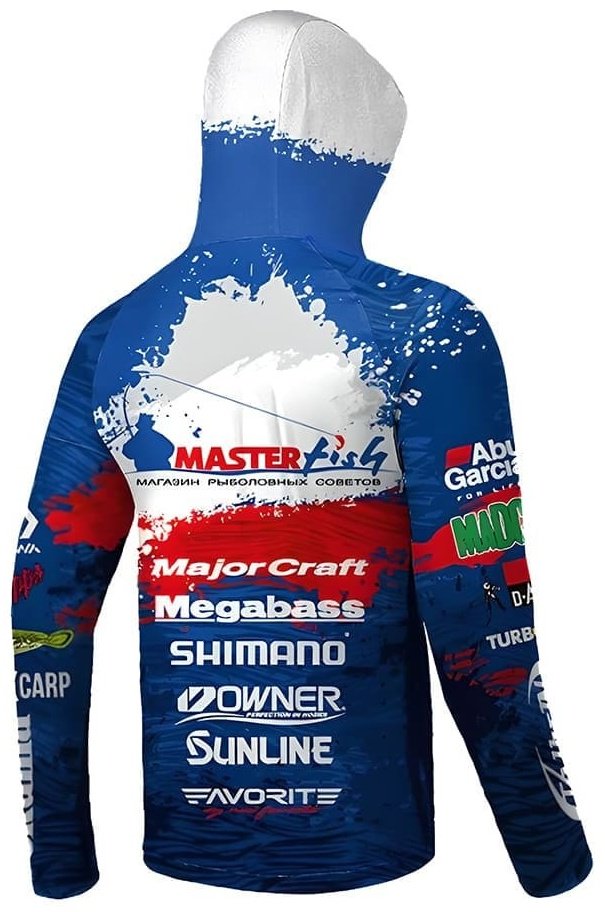Лонгслив MasterFish 670106-XXL синий XXL купить,NaN