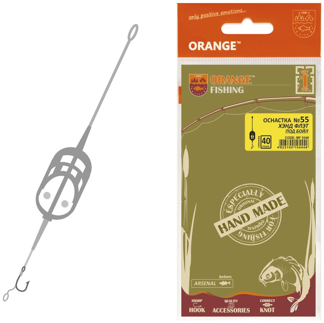 Orange Carp №55 Hand Flat Method Leadcore 4823100104449 купить,NaN