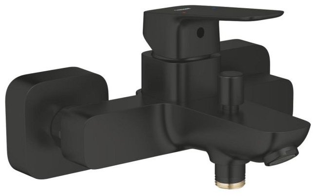 Смеситель для ванны Grohe Cubeo 1018132430, латунь, цвет черный купить,NaN