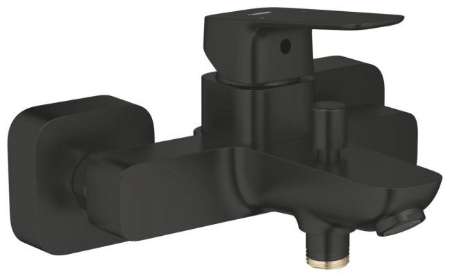 Смеситель для ванны Grohe Cubeo 1018132430, латунь, цвет черный купить,NaN