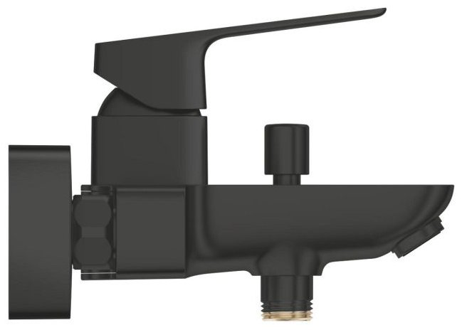 Смеситель для ванны Grohe Cubeo 1018132430, латунь, цвет черный купить,NaN
