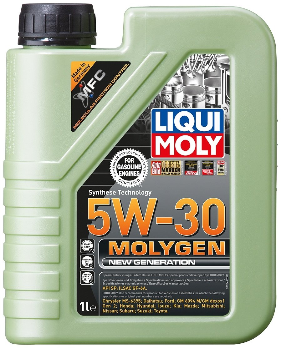 Моторное масло Синтетическое LIQUI MOLY Molygen NG 5W-30 1 л