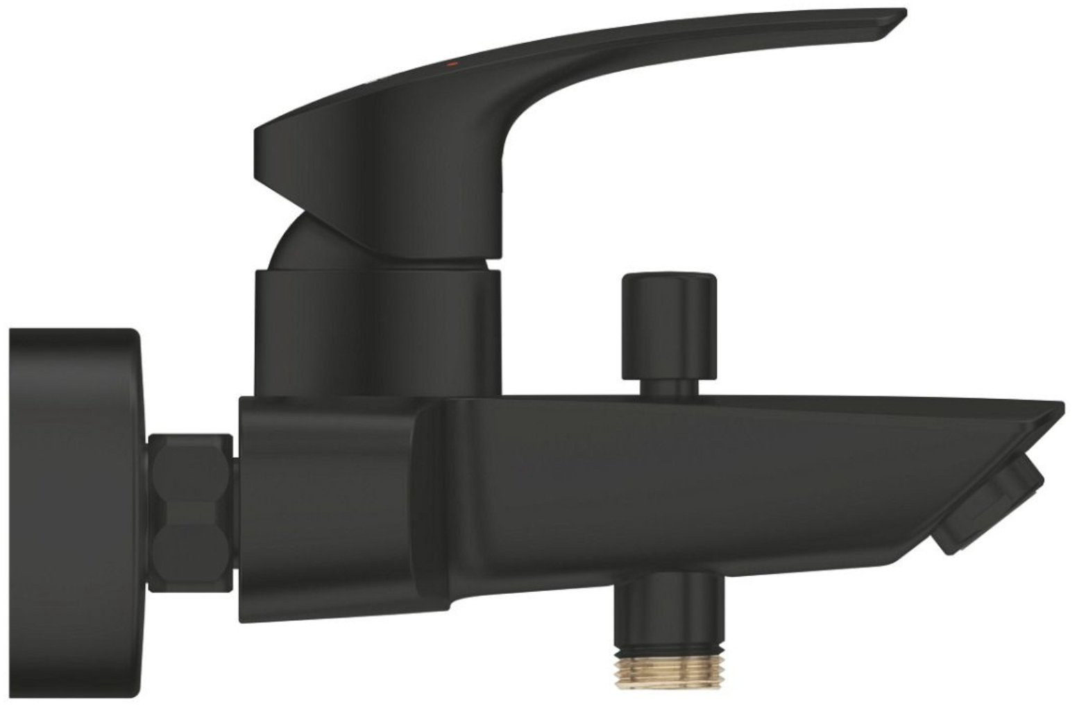 Смеситель для ванны Grohe 333002433 Eurosmart, нержавеющая сталь, цвет черный купить,NaN