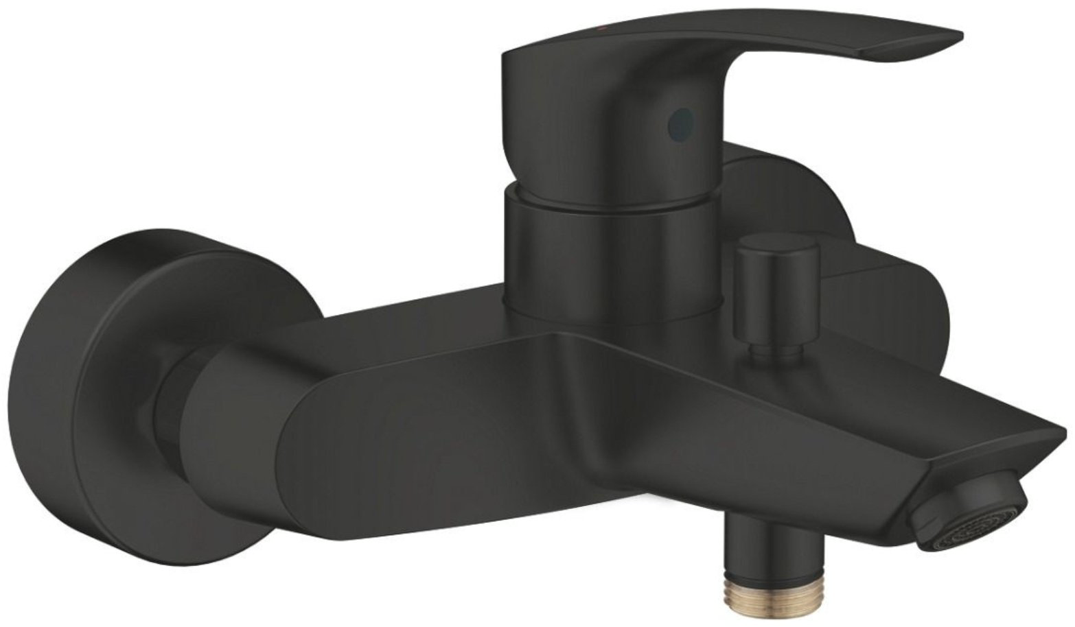 Смеситель для ванны Grohe 333002433 Eurosmart, нержавеющая сталь, цвет черный купить,NaN