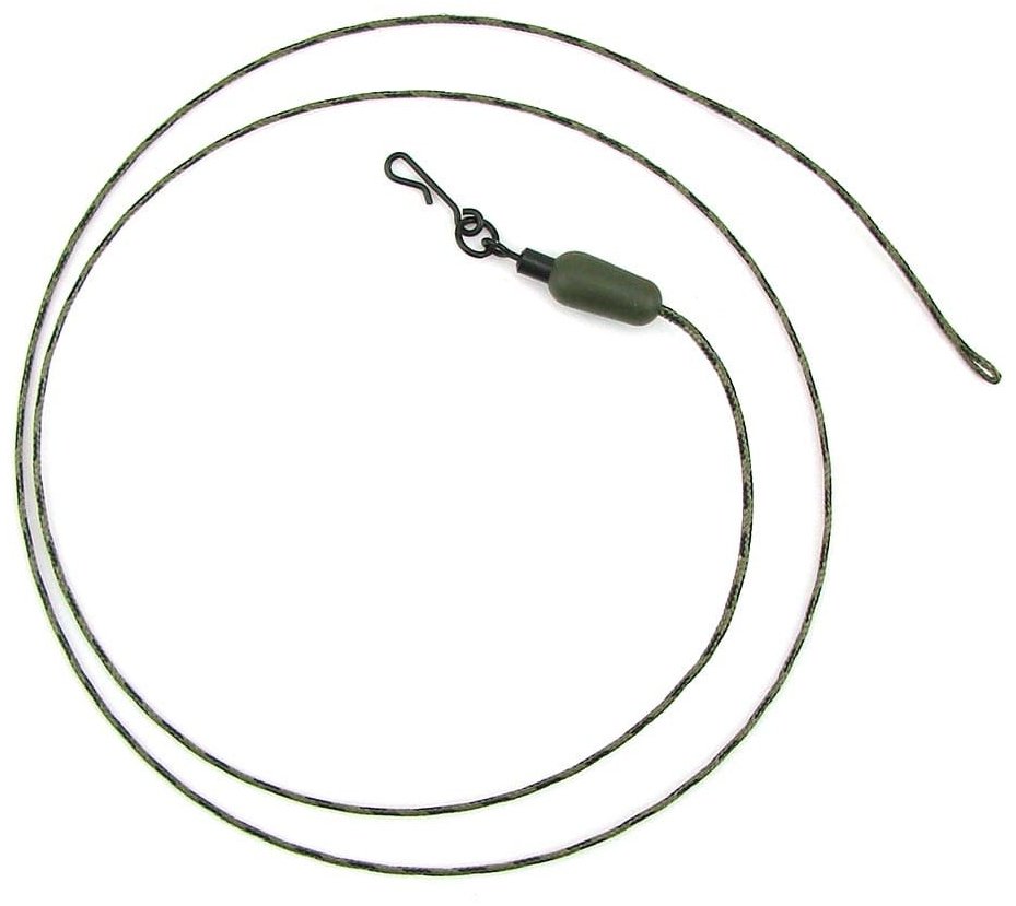 Монтаж Rich Carper «Скользящий» вер.1, Leadcore X#, Camou Green, 45lb, 65см, 2шт купить,NaN