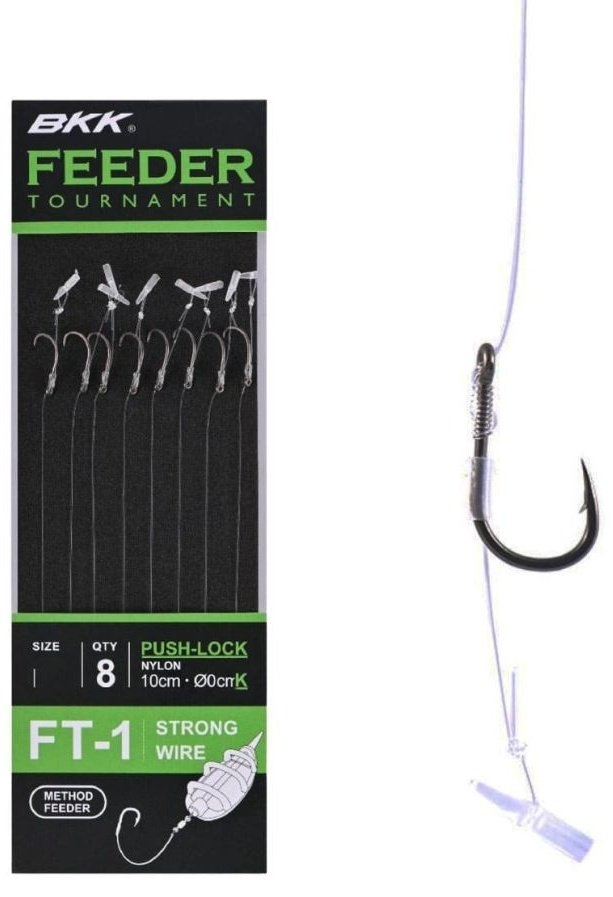 BKK Feeder Tournament FT-1 Push-Lock Rigs №14 8 шт купить,NaN