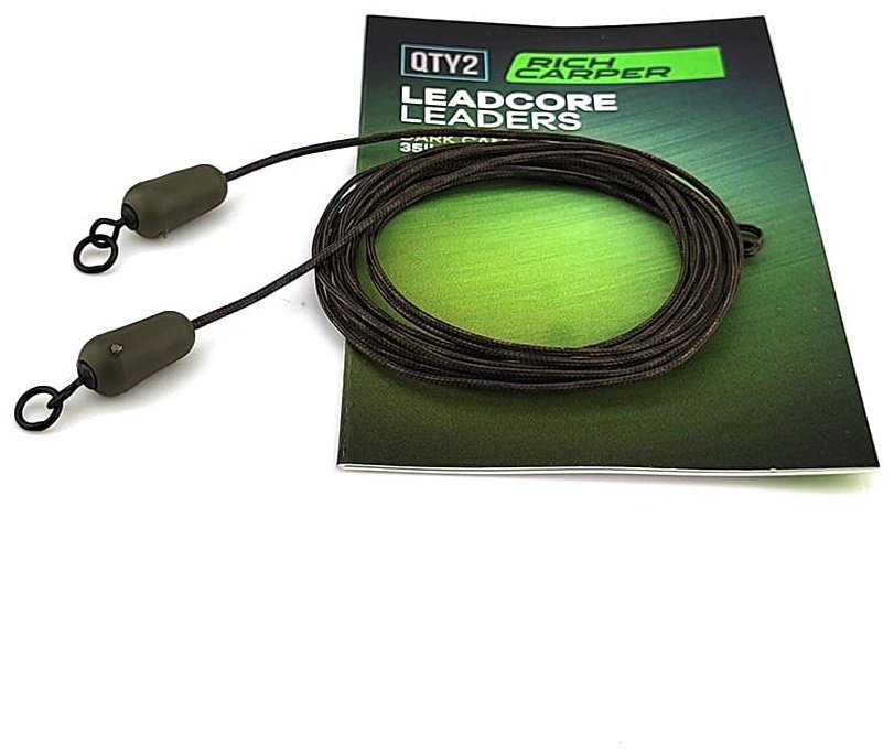 Оснастка Rich Carper скользящий Running Rig System ver.II Dark Camo, 35lb 78 см купить,NaN