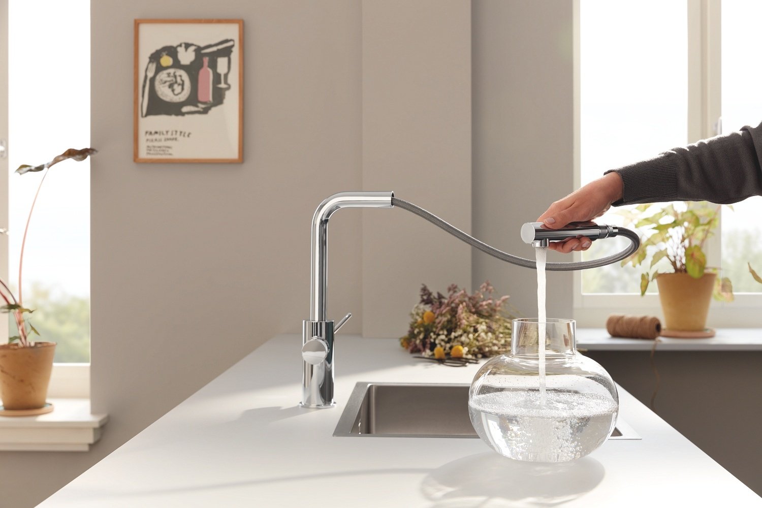 Смеситель для кухни Grohe 30590000 Blue Pure Minta, латунь, цвет хром купить,295600