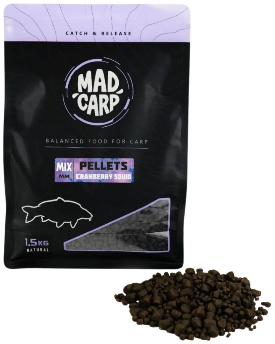 Прикормка Mad Carp Baits MDCPECSMX Cranberry Squid 1.5 кг купить,NaN