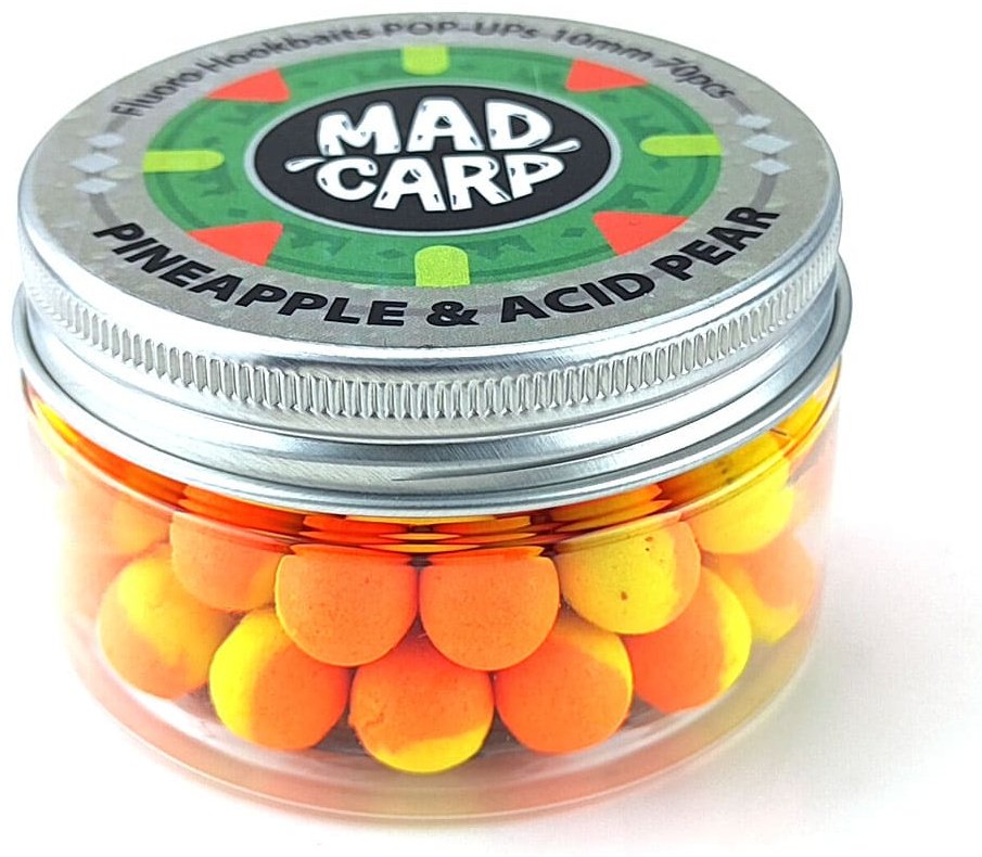 Прикормка Mad Carp Baits 10мм. MDCPPA10 Pineapple & Acid Pear 0.1 кг купить,NaN