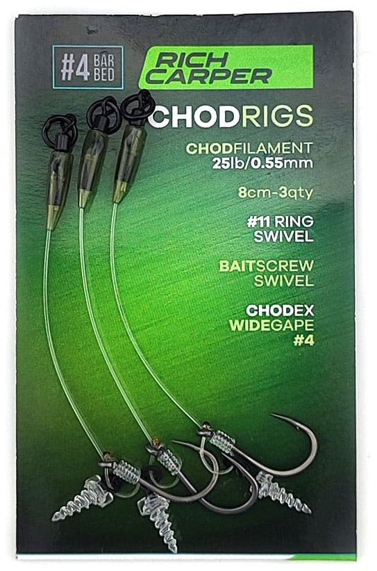 Оснастка Rich Carper Chod Rig, Wide Gape Chodex №2 8 см купить,NaN