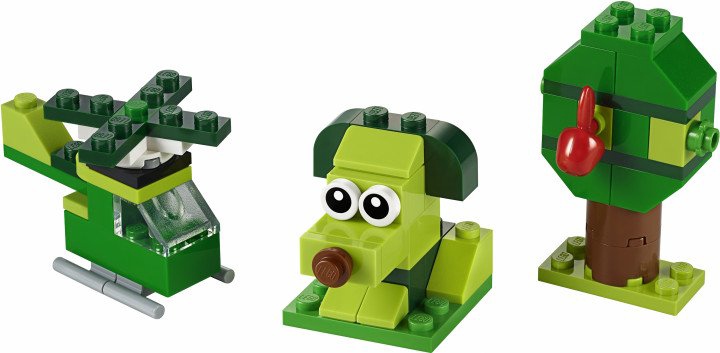 Конструктор Lego Зелёный набор для конструирования 11007 купить,NaN