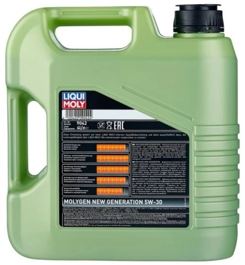 Моторное масло Синтетическое LIQUI MOLY Molygen NG 5W-30 4 л купить,40100