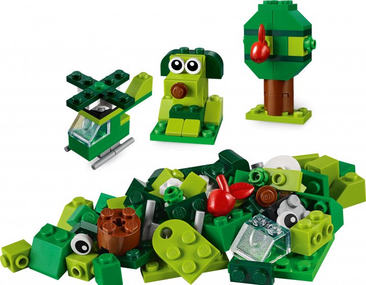 Конструктор Lego Зелёный набор для конструирования 11007 купить,NaN