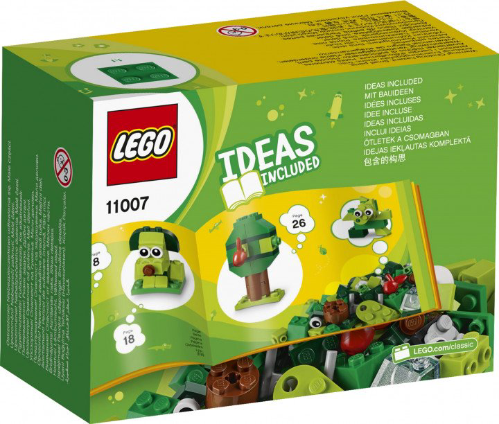 Конструктор Lego Зелёный набор для конструирования 11007 купить,NaN