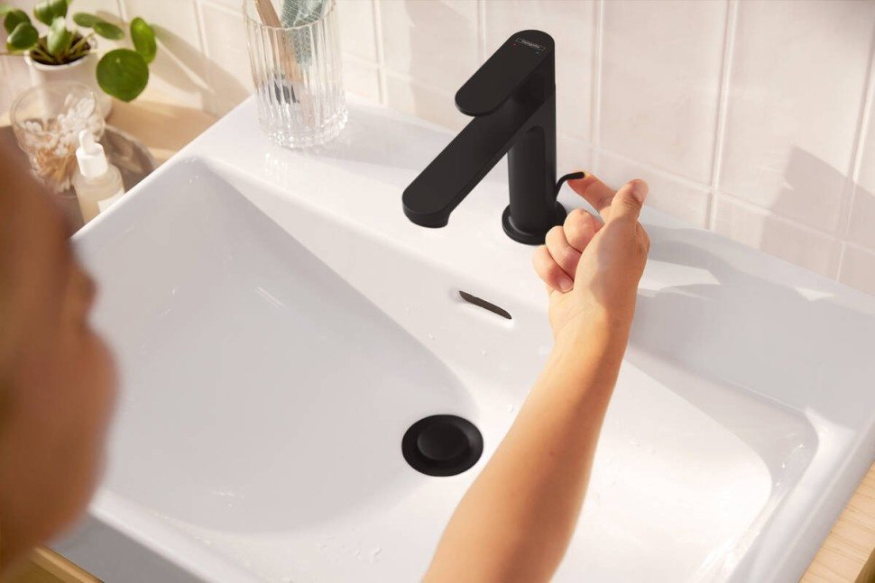 Смеситель для раковины (умывальника) Hansgrohe Rebris S CoolStart EcoSmart 72588670, однозахватный купить,129458