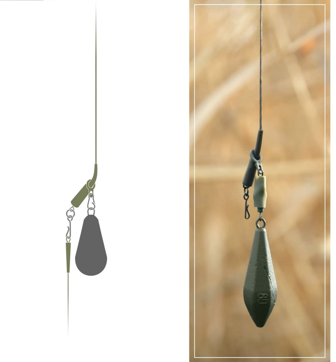 Rich Carper скользящий Running Rig System ver.III Dark Camo, 65lb, 78cm купить,NaN