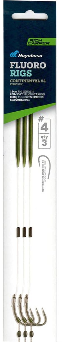 Rich Carper Fluoro Rig, Continental Fluorex №4, Fluoro 20lb 19 см - ForteMarket Rich Carper Fluoro Rig, Continental Fluorex №4, Fluoro 20lb 19 см купить,NaN